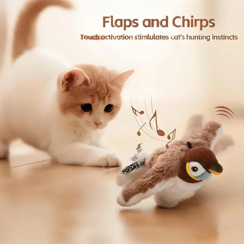 Interactive Catnip Toy – USB Rechargeable Electric Plush