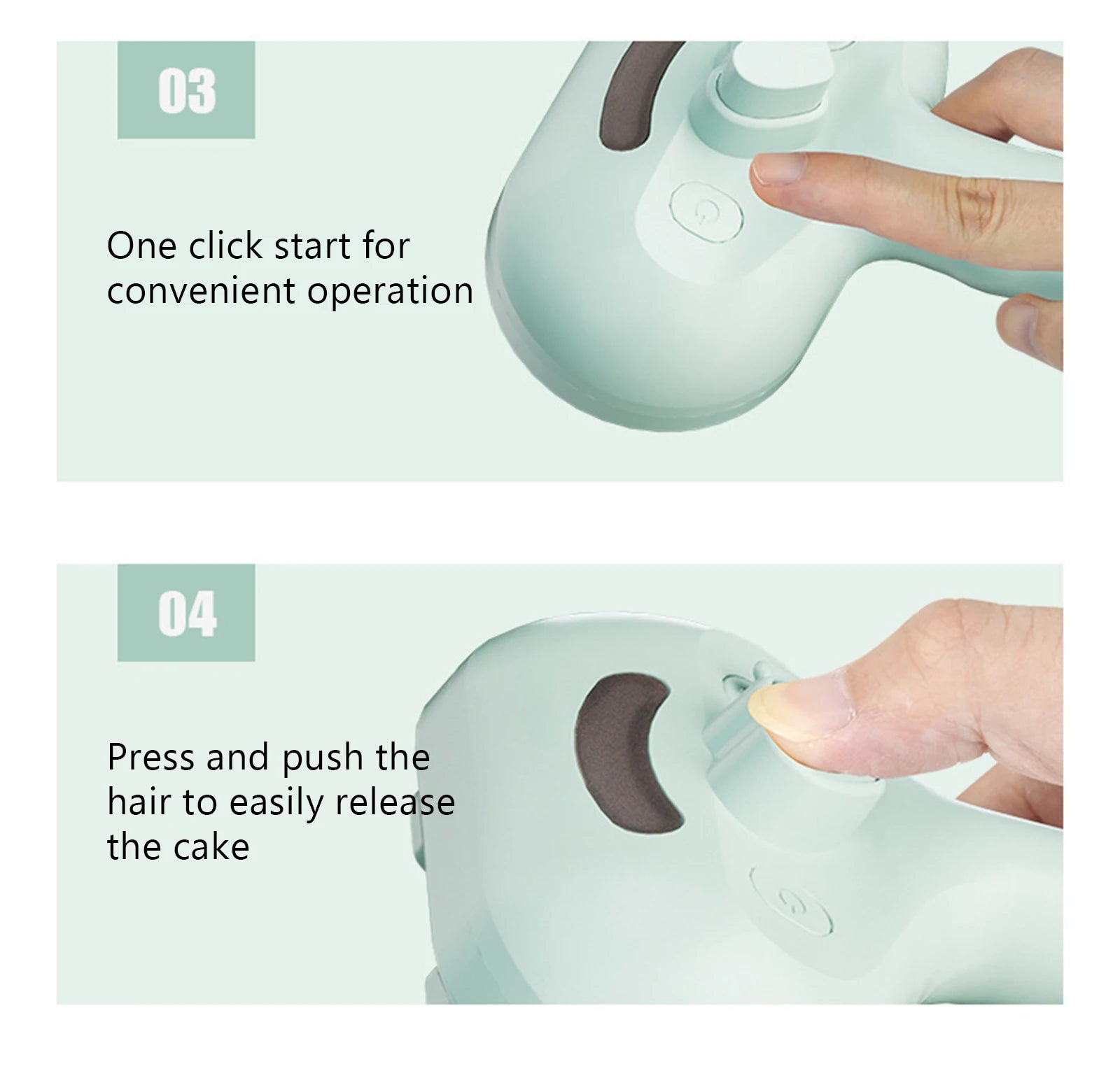 Pet Steam Massage Brush – Dog & Cat Hair Removal Comb