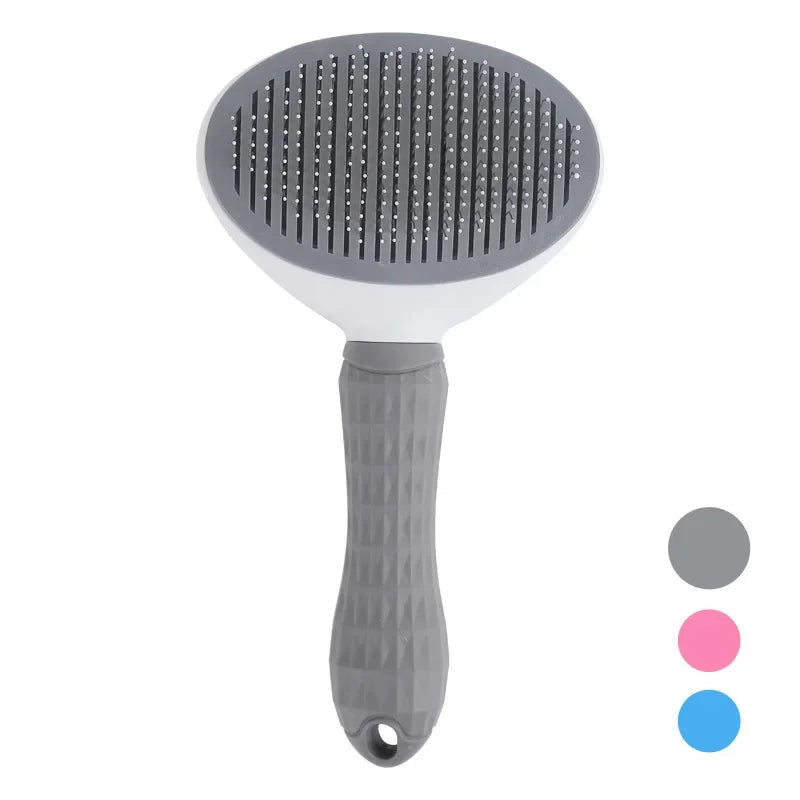 Stainless Steel Pet Brush – Dog & Cat Grooming Comb
