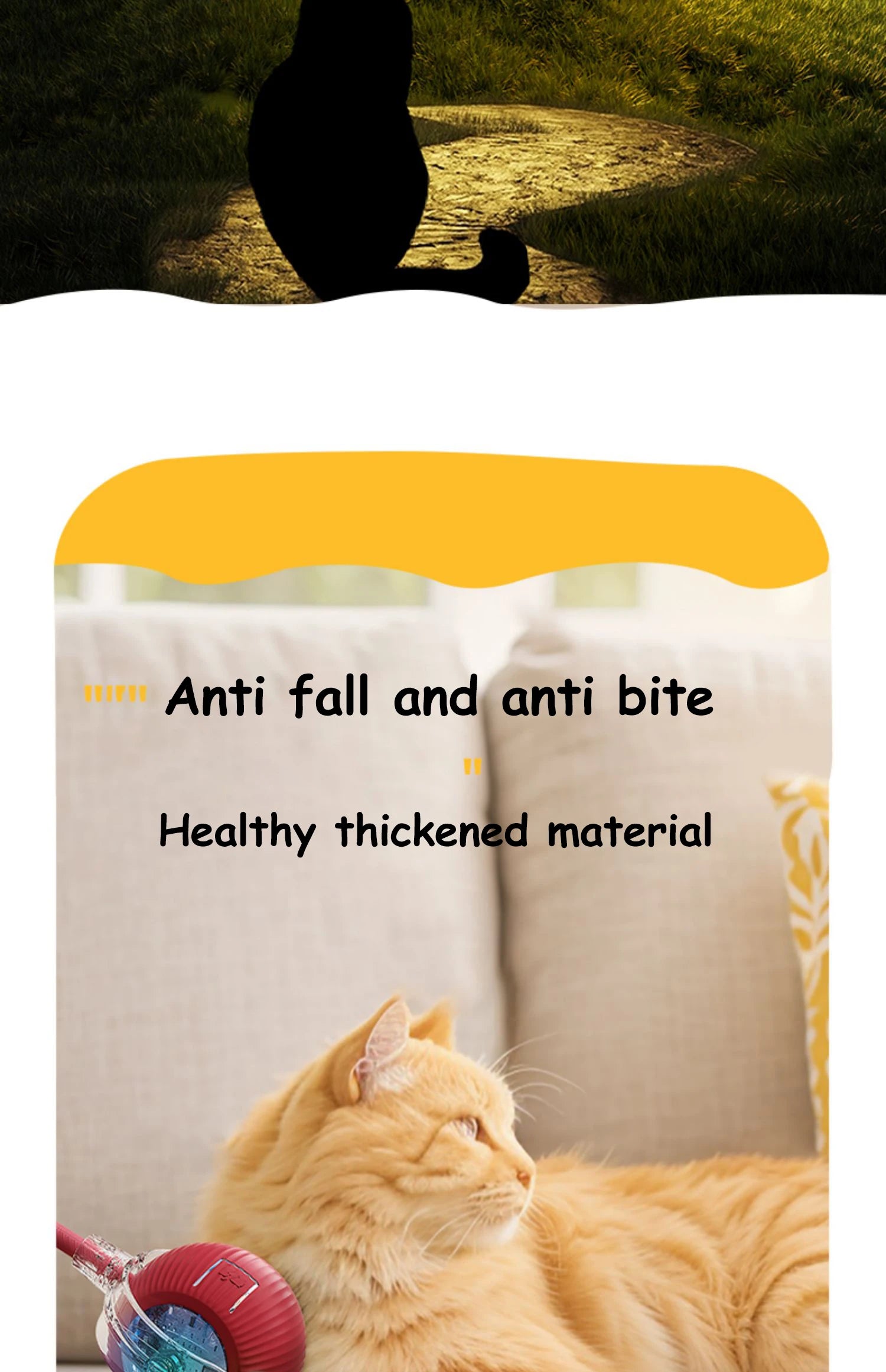 Automatic Rolling Cat & Dog Toy – Rechargeable Smart Ball