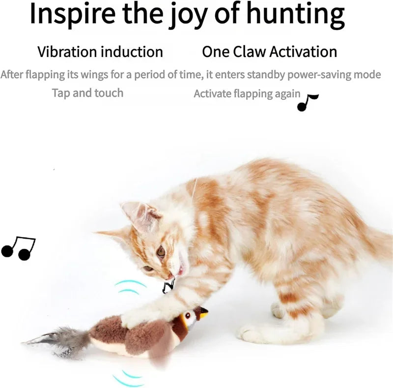 Interactive Catnip Toy – USB Rechargeable Electric Plush