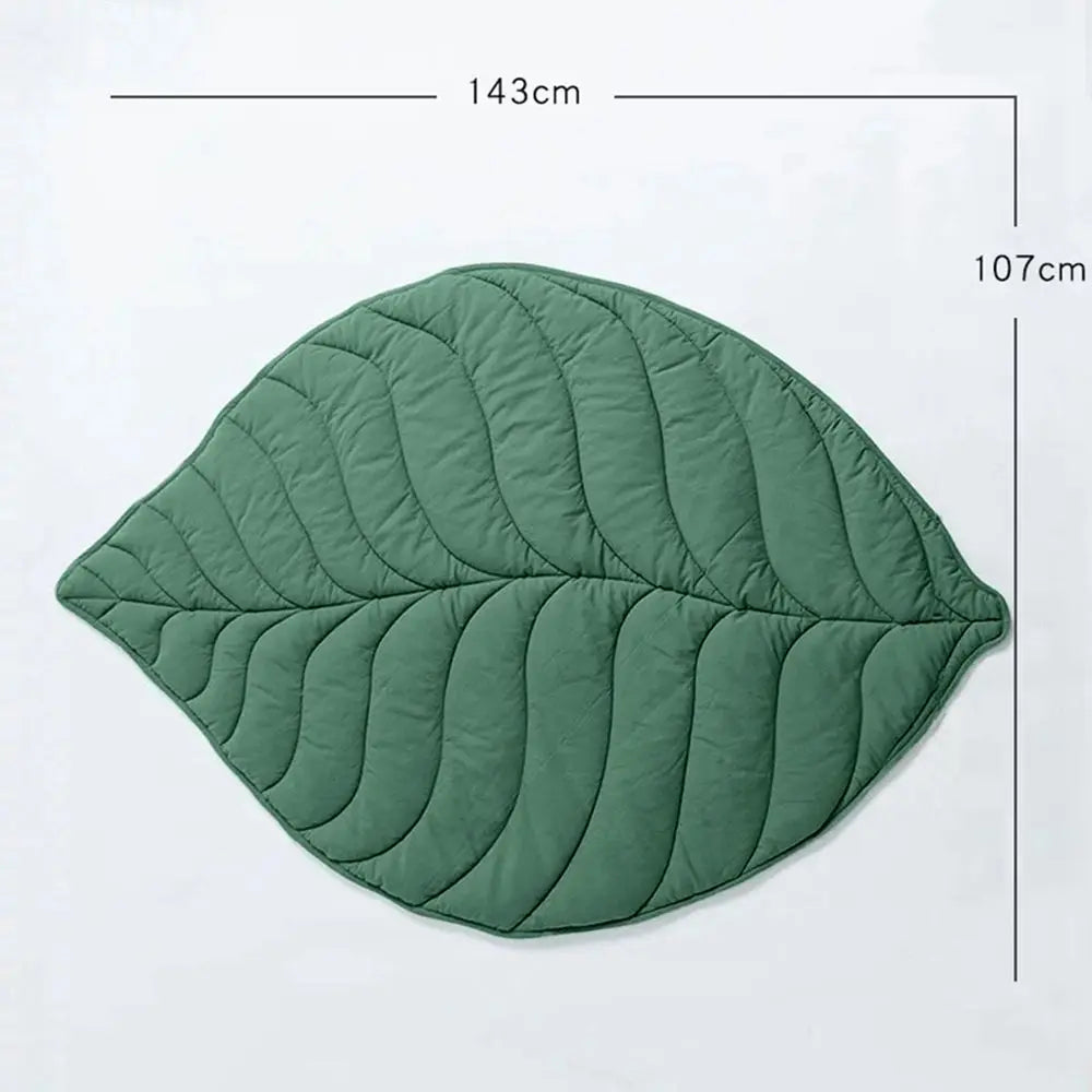Leaf-Shaped Dog & Cat Cooling Mat – Breathable Summer Pad