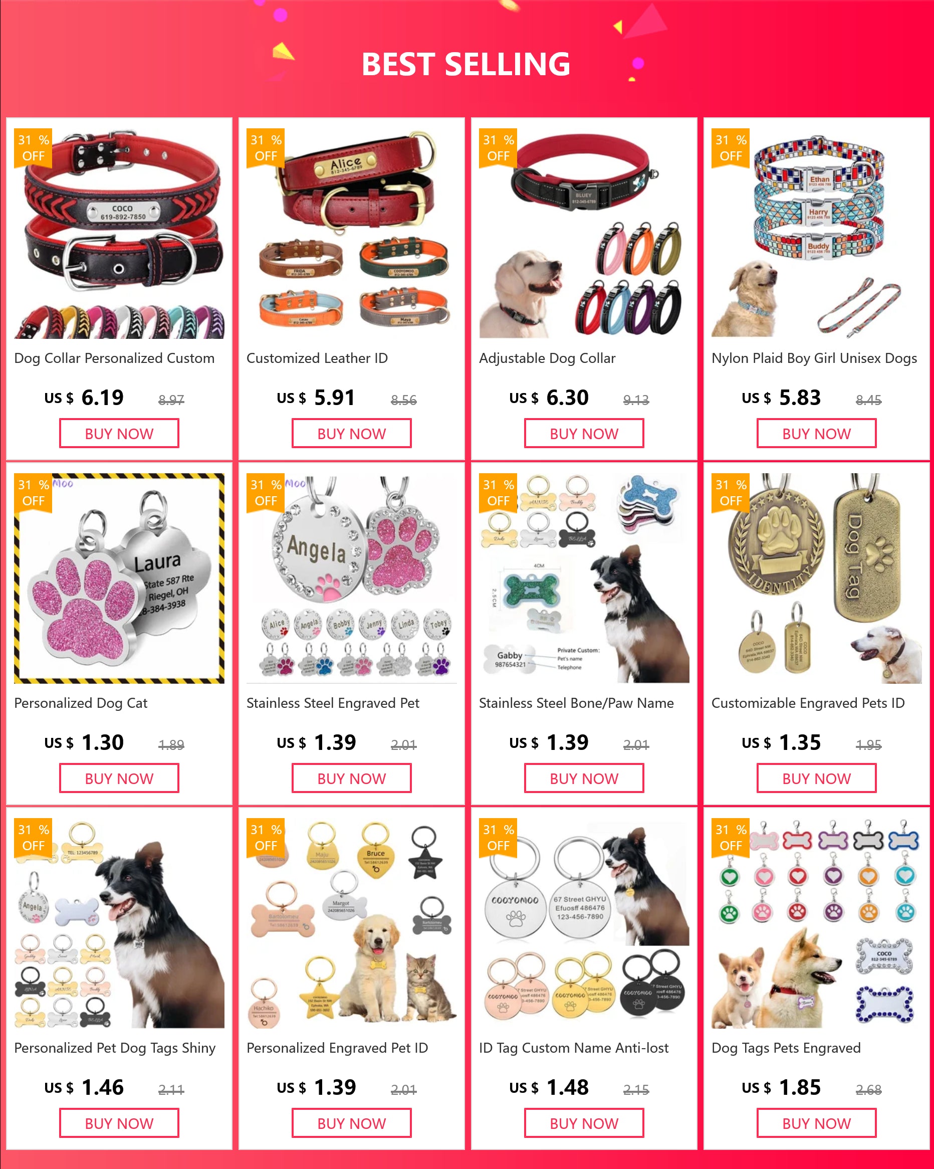 LED Luminous Dog Collar – USB Rechargeable Waterproof