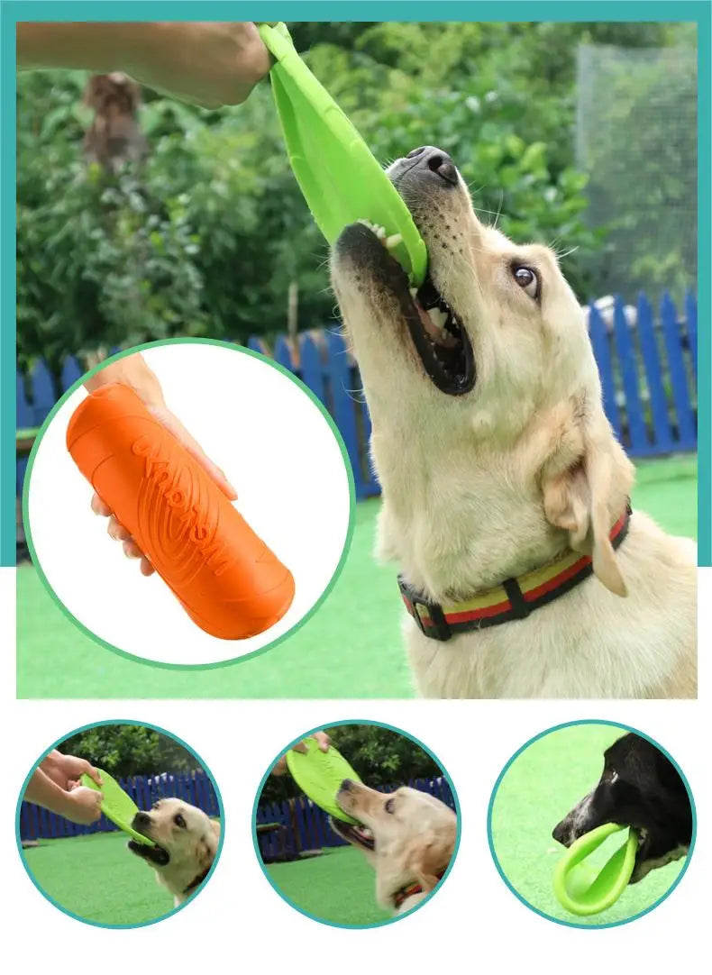 OUZEY Dog Flying Disc – Bite-Resistant Outdoor Toy