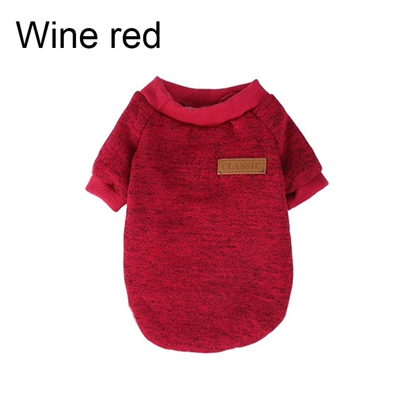 Winter Dog Coat – Warm Sweatshirt for Small Dogs