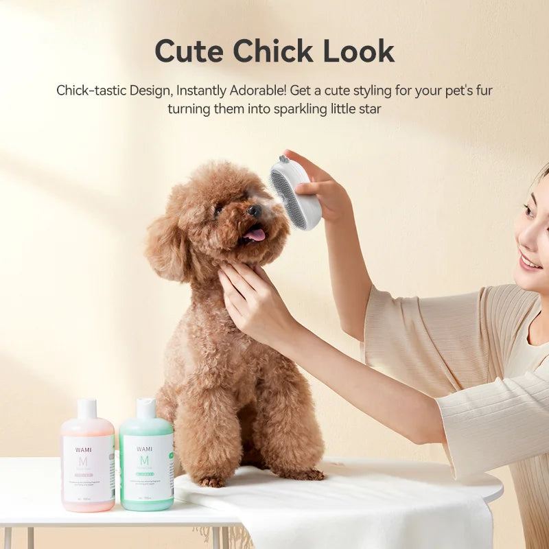 ROJECO Electric Pet Steam Comb – Cat & Dog Hair Removal