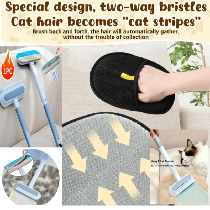 Double-Sided Grooming Glove – Pet Hair Remover for Dogs