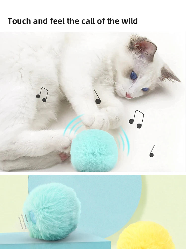 Smart Squeak Cat Toy Ball