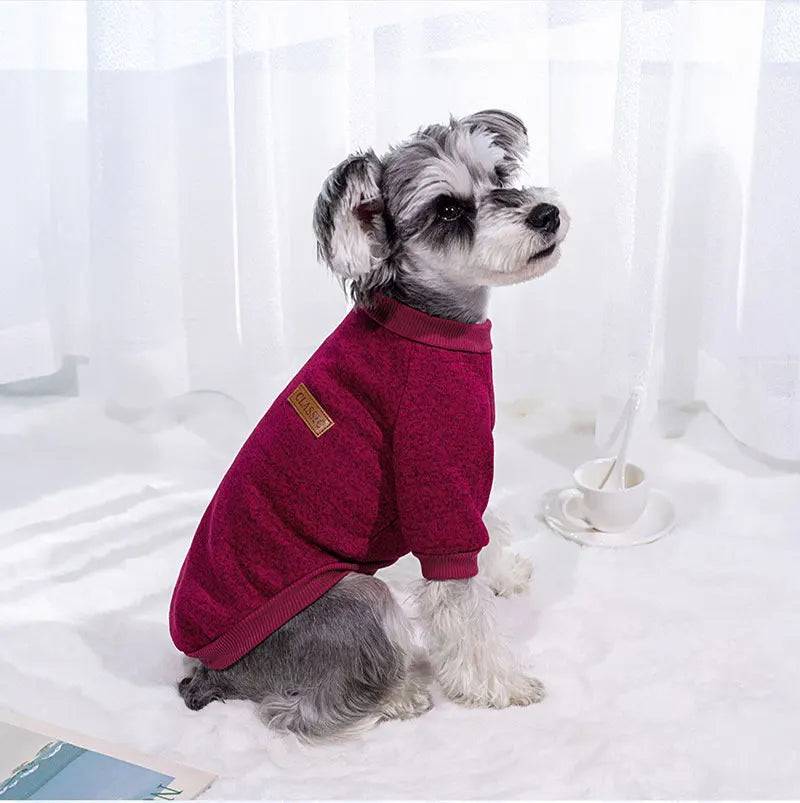 Winter Dog Coat – Warm Sweatshirt for Small Dogs