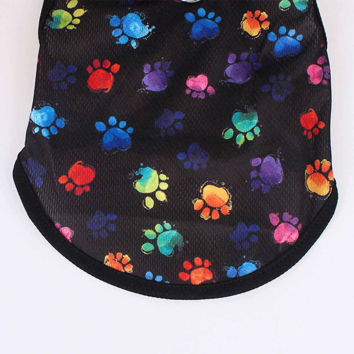 Footprint Print Dog Vest – Summer Breathable T-Shirt