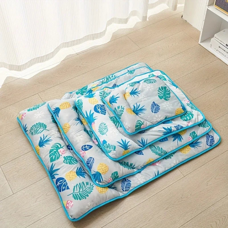 LETVIA Cooling Pet Mat – Breathable Summer Dog & Cat Bed