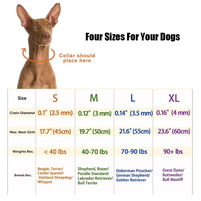 Adjustable Prong Training Collar for Dogs