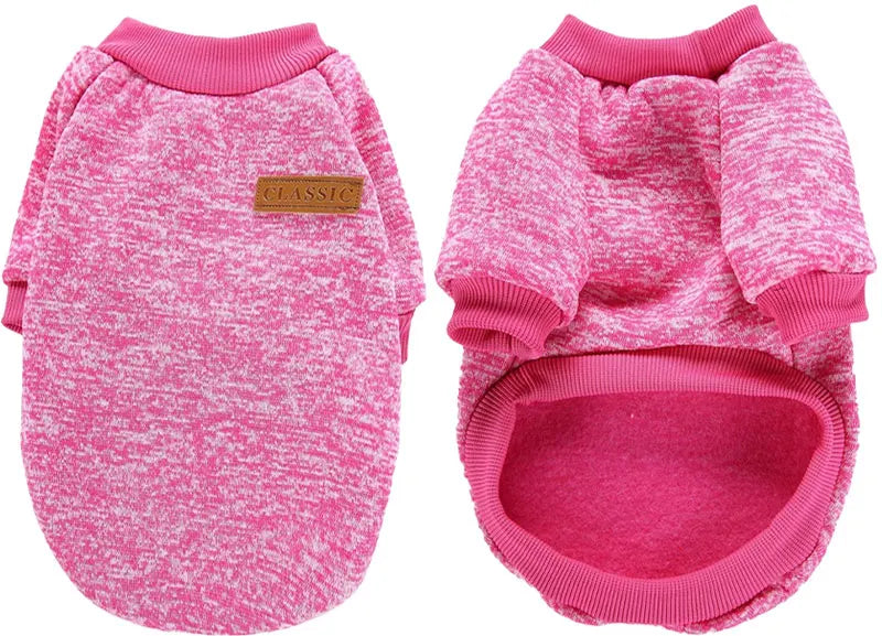 Winter Dog Coat – Warm Sweatshirt for Small Dogs