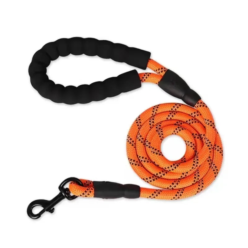 Strong Reflective Dog Leash – Adjustable for All Sizes