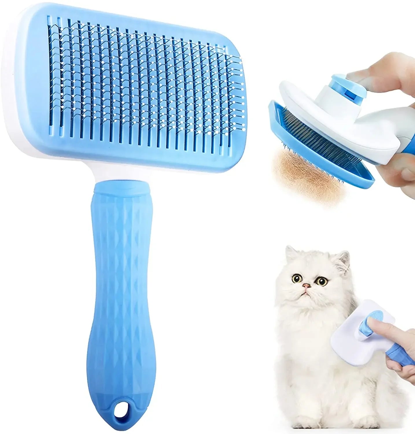 Dog Hair Remover Brush – Cat & Dog Grooming Comb