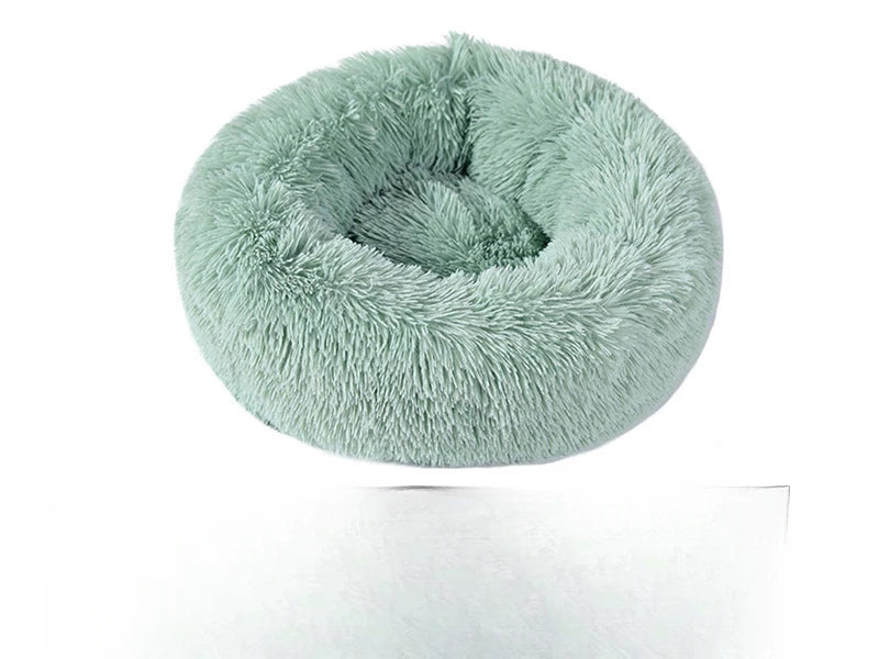 Plush Pet Nest – Warm Round Cat & Dog Bed