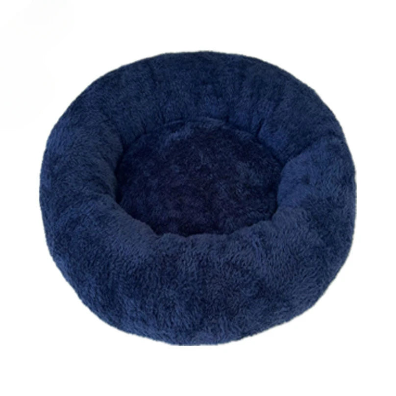 Plush Pet Nest – Warm Round Cat & Dog Bed